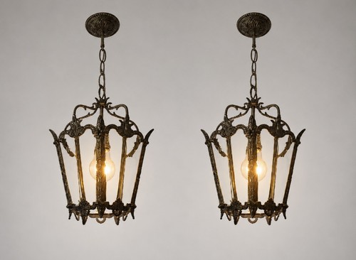 Antique brass hanging - antique,