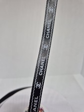 Chanel black white Ribbon