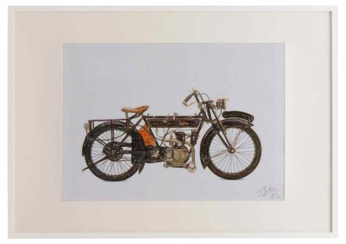 Velocette 1921 framed - d2,