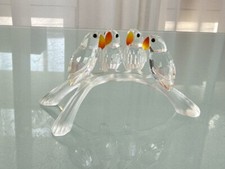 Swarovski Figurine 199123 Lovebirds 10,5 cm. Top Condition