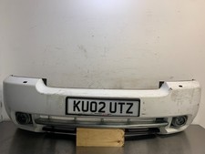 Land Rover Range Rover Vogue L322 Front Bumper - Wrapped White - Original Silver