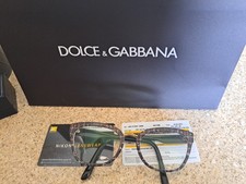 Dolce & Gabbana Spectacles Black Sparkle Unisex Prescription Frames DG3335 54019