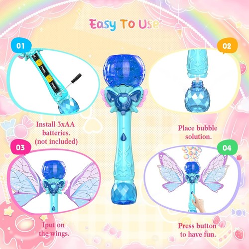 Butterfly magic wand with - magic,