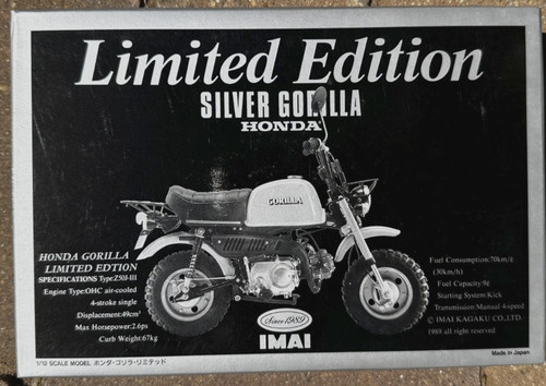 Honda gorilla silver - honda,
