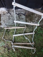 Wooden Rope Ladder. 9 Rung