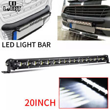 Slim 20" Bumper LED Light Bar Spot Flood Driving Fit FORD TRANSIT CUSTOM 2013+