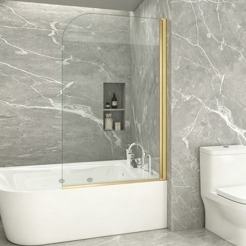 180 pivot bath shower screen - 180°,