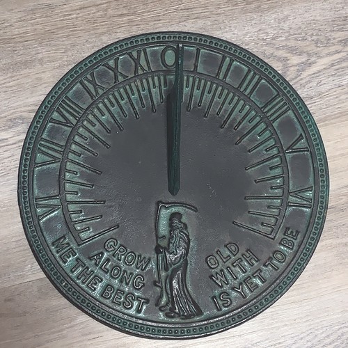 Vintage sundial grow old - vintage,