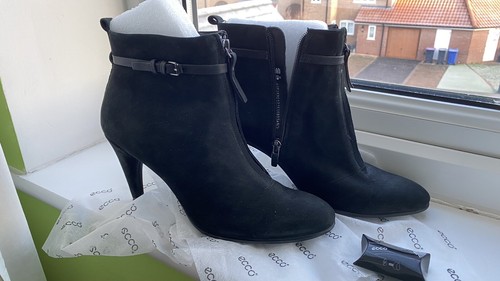 Ecco black ankle boots - ecco,