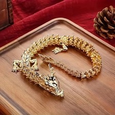 Majestic 3D alloy golden