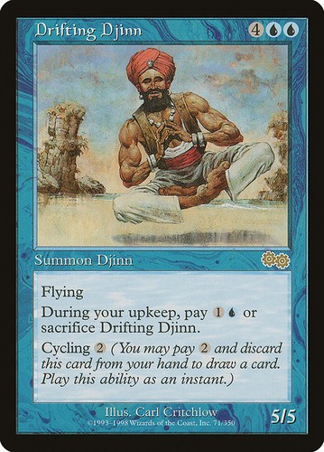 Mtg drifting djinn usg english - usg,