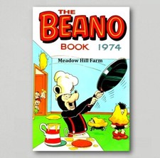 Fridge Magnet Beano Comic Annual Book 1974 - Beezer Dandy Topper Buster