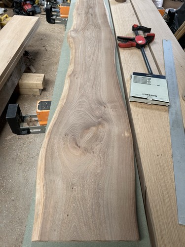 Stunning elm shelves - stunning,