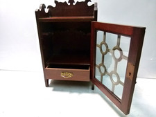 MAHOGANY PIPE SMOKERS CABINET