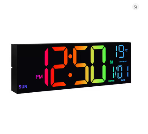Large digital wall clock - wall,