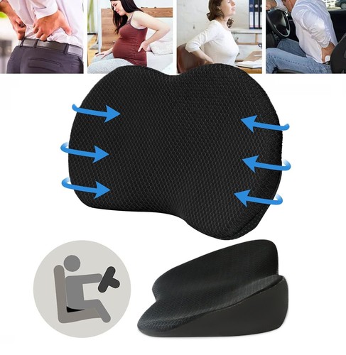 Lumbar back support - back, cushion