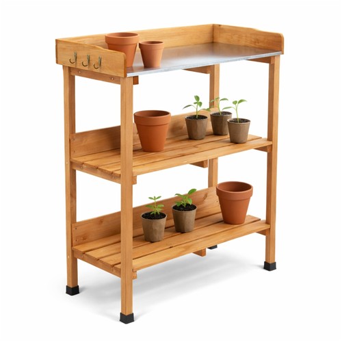 New wooden potting table - new!,