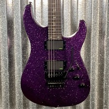 ESP LTD KH-602 Kirk Hammett Purple Sparkle EMG Guitar & Case KH602PSP #0329 Used