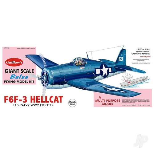 Guillow grumman f6f hellcat - guillow,