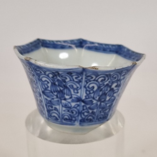 Antique 18thc chinese - blue, and