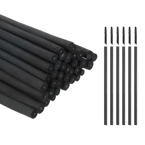 Willow charcoal sticks 4mm - willow, sticks,