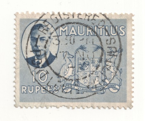 Mauritius 1950 10r - , dull