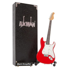 Mark Knopfler (Dire Straits): Minature Replica Guitar with Guitar Stand - Music