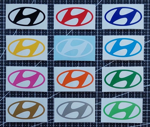 Hyundai logo car decal vinyl - car,