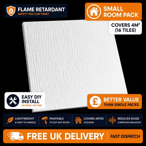 Ceiling tiles 50cm - x, 4m²