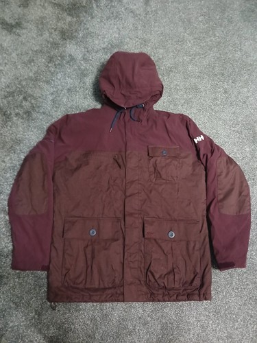 Burgandy helly hansen coat - hansen,
