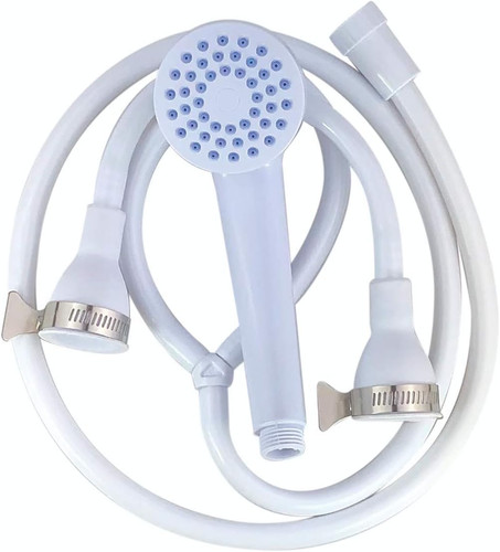 Double tap shower head - tap, with