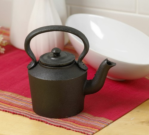 Large rustic cast - iron, kettle