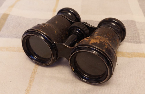 Vintage pair leather binded - pair,