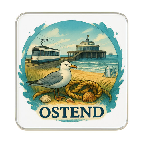 Ostend belgium fridge magnet - belgium,