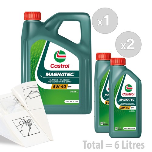 Car engine oil service - engine, kit