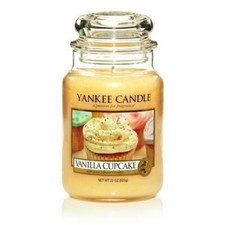 Yankee Candle Scented Candle | Vanilla Cupcake Large Jar | Long Burning c150 Hrs