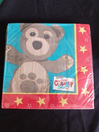 Napkins little charley bear - -,