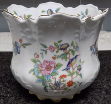 Aynsley  ‘Pembroke’ Bone China Floral Jardiniere Planter Plant Pot
