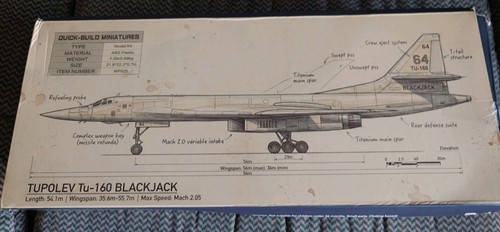 Tupolev 160 blackjack - tupolev, tu-160