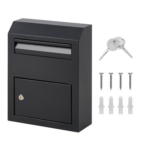Large lockable post box - large,