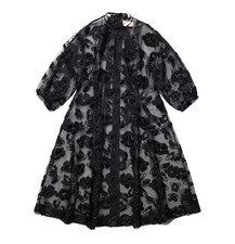NWT Simone Rocha x H&M The Tinsel-Patterned Black Sheer Tulle Dress XL