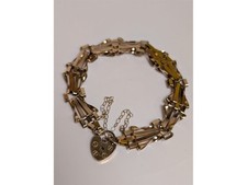 9ct Yellow Gold Gate Bracelet