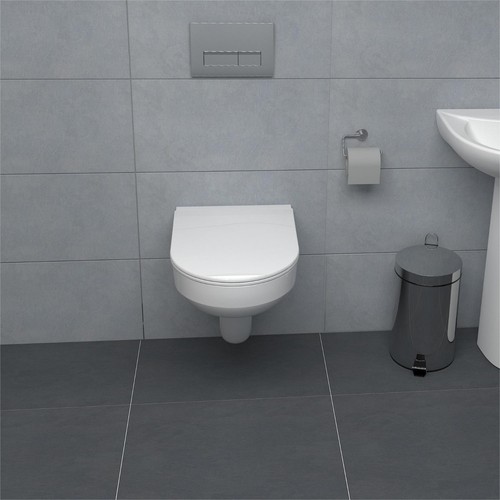 Rimless round wall - wall, toilet