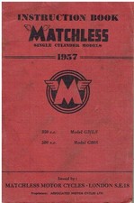 MATCHLESS 350cc G3L G3LS 500cc