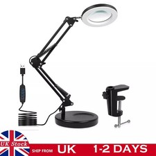 10X LED Magnifier Glass Desk