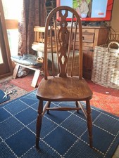 Vintage Solid Wood Windsor