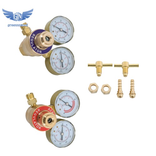 Oxygen acetylene gas regulator - acetylene,