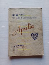 1951 Lancia Aprilia II Series Original Italian Maintenance Use Manual