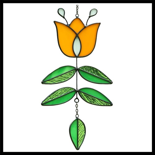 Tulip stained glass - tulip,