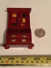 Dolls House Mahogany Bookcase